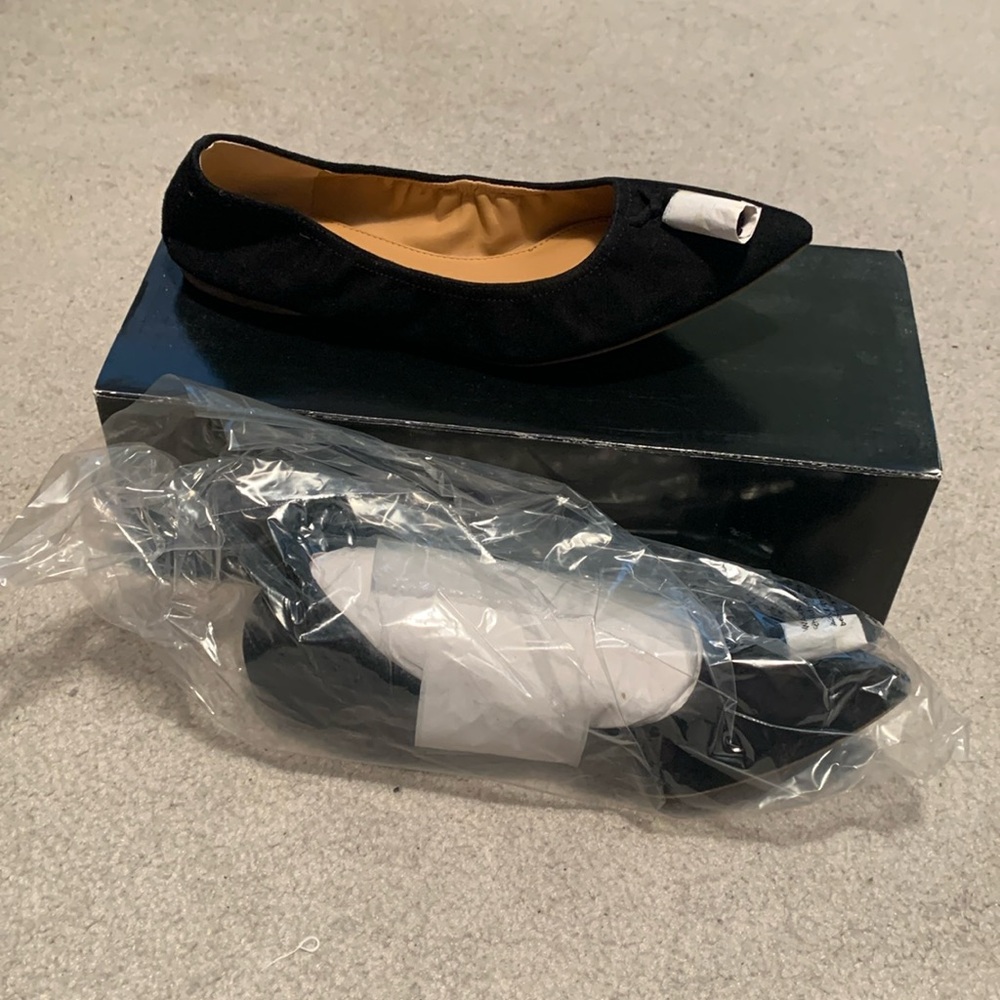 Brand new j crew flats. Black size 6.5